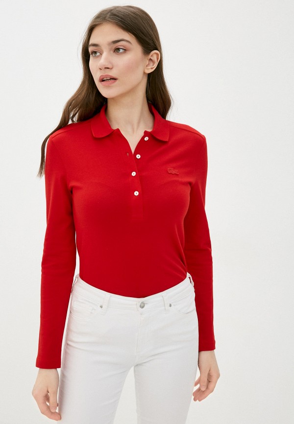 

Поло Lacoste, Красный, Lacoste MP002XW0AJXY