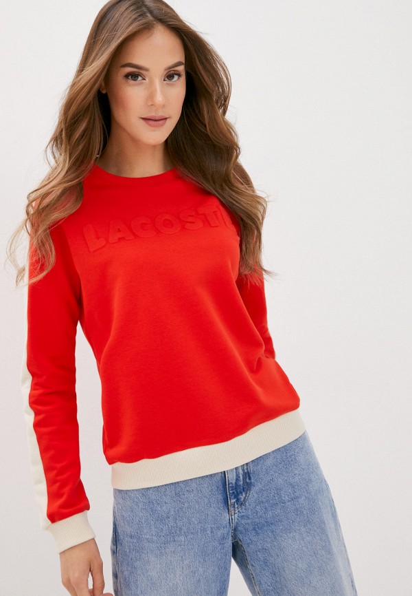 

Свитшот Lacoste, Красный