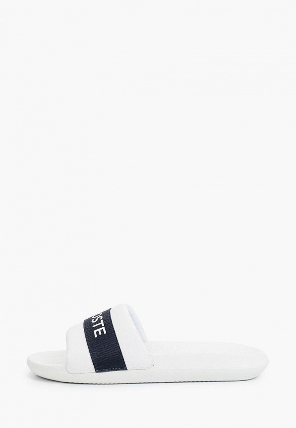 

Сланцы Lacoste, Белый, CROCO SLIDE
