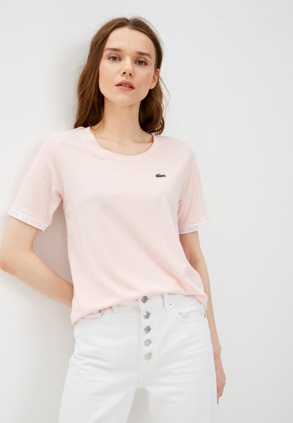 

Футболка Lacoste, Розовый