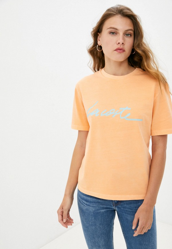 

Футболка Lacoste, Оранжевый