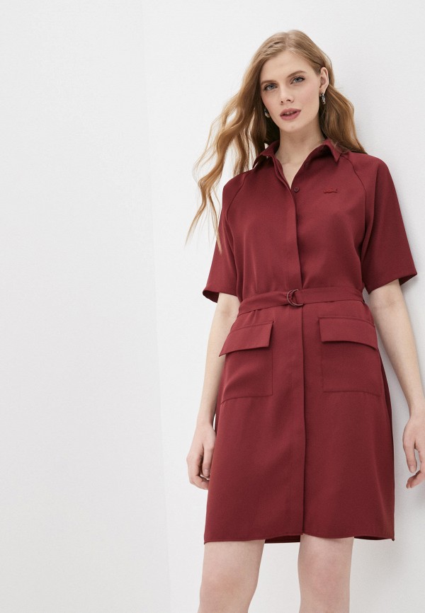 

Платье Lacoste, Бордовый