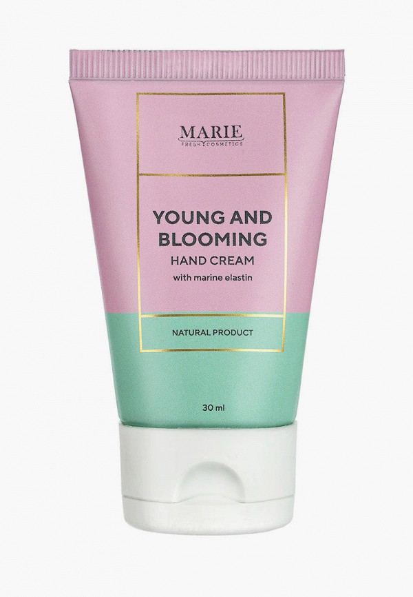 

Крем для рук Marie Fresh Cosmetics, Белый, с морским эластином, 30 мл