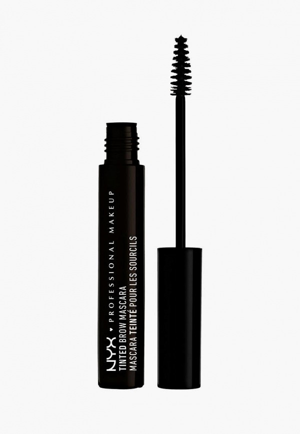 

Тушь для бровей Nyx Professional Makeup, Коричневый, TINTED BROW MASCARA BLACK