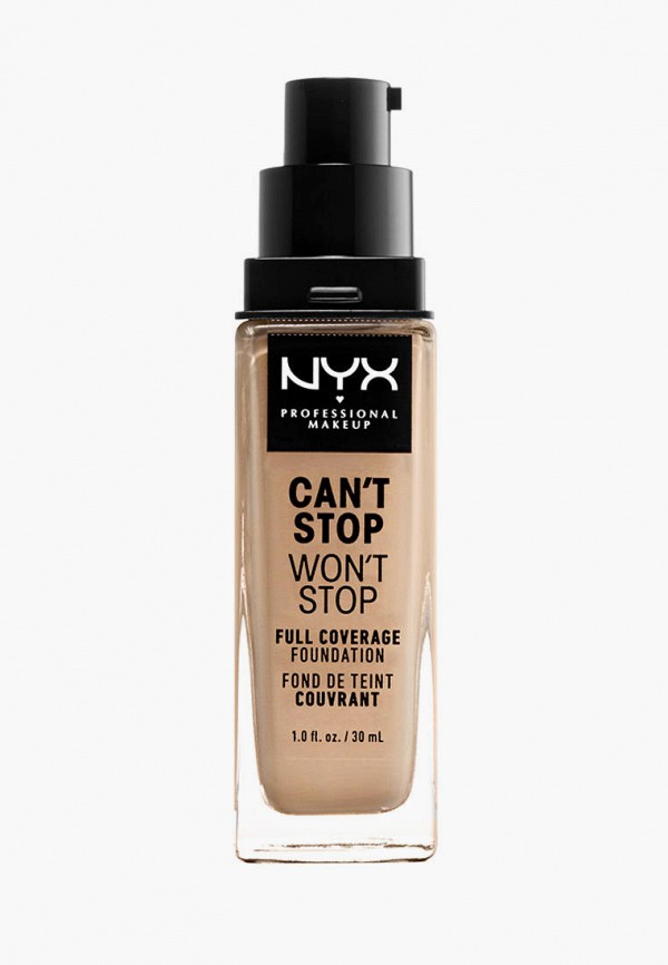 

Тональное средство Nyx Professional Makeup, Бежевый, CANT STOP WONT STOP BUFF, 30 мл