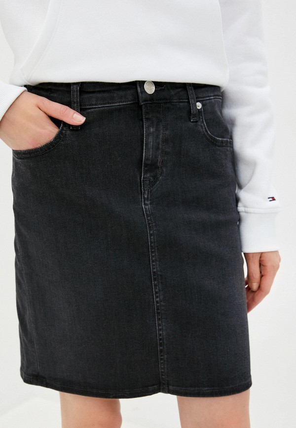 

Юбка джинсовая Tommy Jeans, Черный, Tommy Jeans MP002XW0ASFO