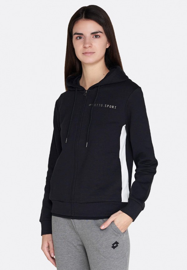 

Толстовка Lotto, Черный, DINAMICO W III SWEAT FZ HD FL