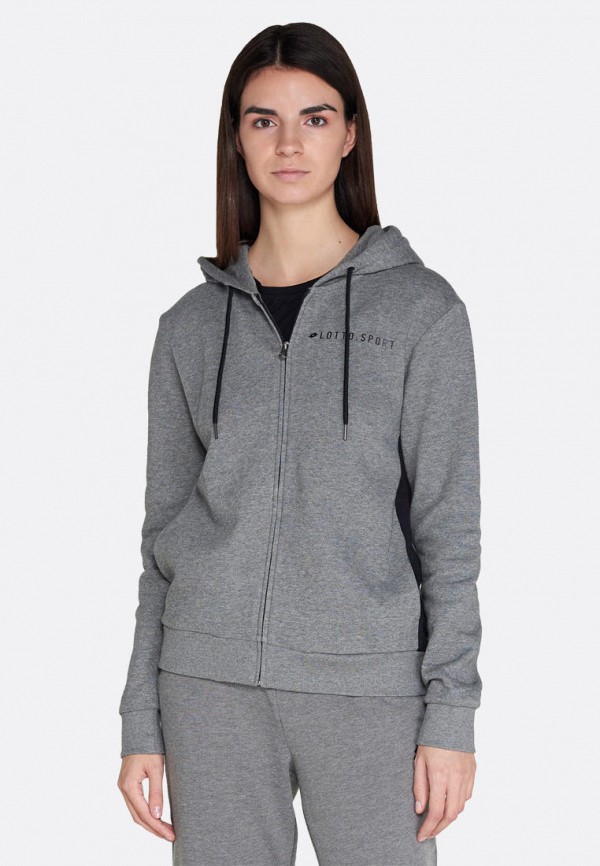 

Толстовка Lotto, Серый, DINAMICO W III SWEAT FZ HD MEL FL