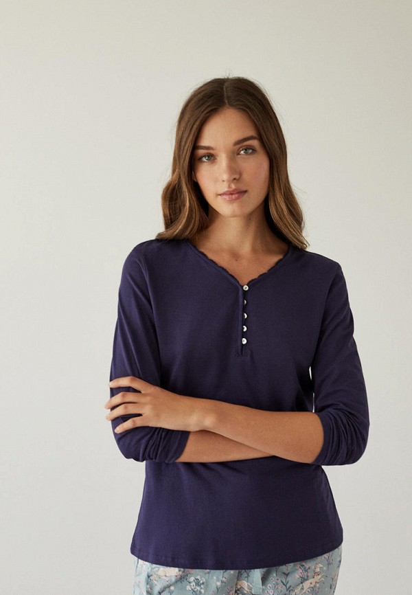 

Лонгслив домашний women'secret, Синий, women'secret MP002XW0AVAN