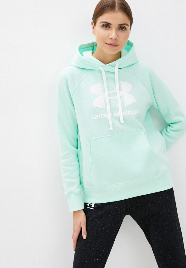 

Худи Under Armour, Бирюзовый, Rival Fleece Logo Hoodie