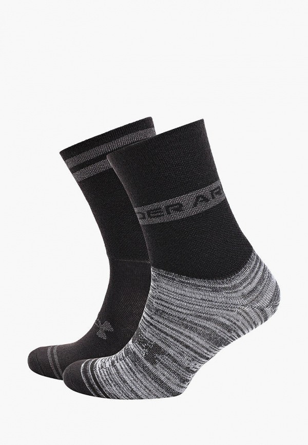 

Носки 2 пары Under Armour, Черный, UA Essential Hi Lo 2Pk