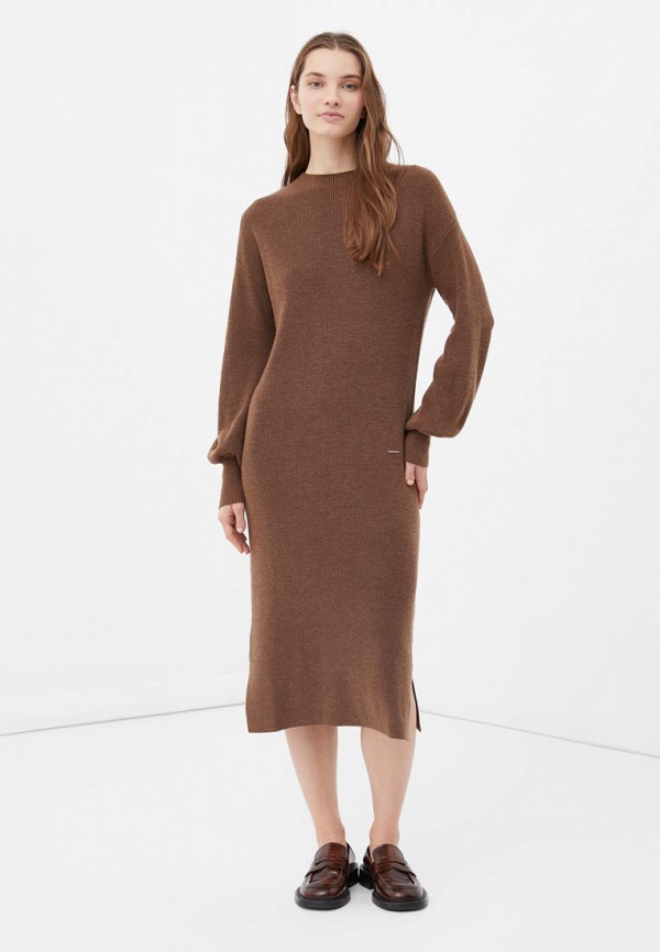 Платье Finn Flare коричневого цвета
