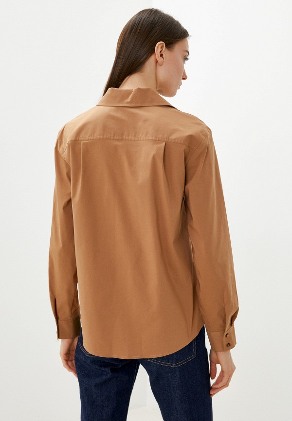 Рубашка Nelva цвет коричневый  Фото 3