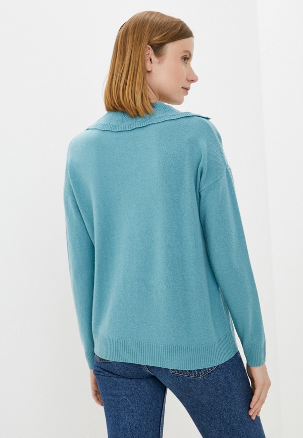 Пуловер O.Line цвет бирюзовый  Фото 3