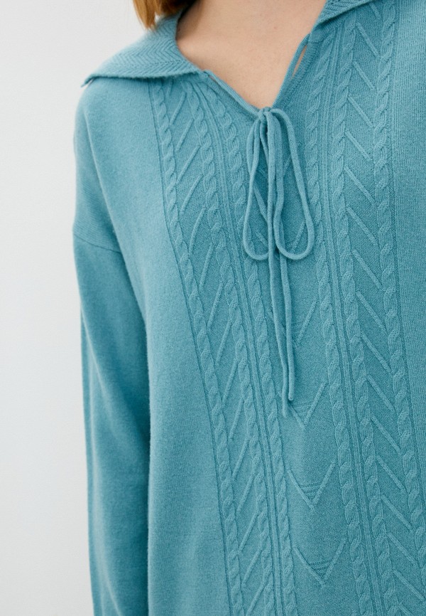 Пуловер O.Line цвет бирюзовый  Фото 4