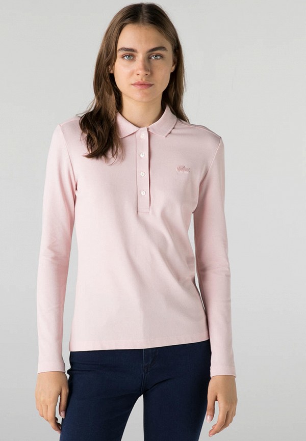 

Поло Lacoste, Розовый, Lacoste MP002XW0AXUW