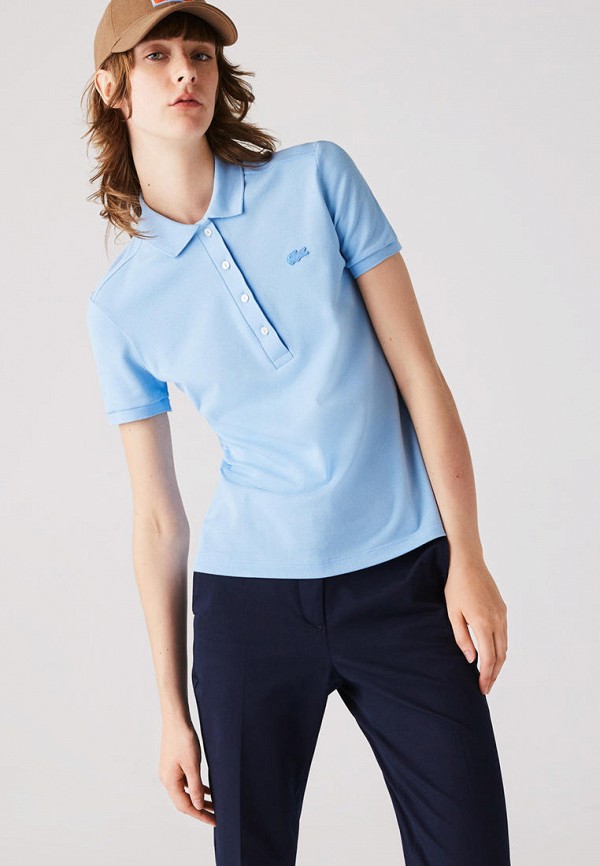 

Поло Lacoste, Голубой