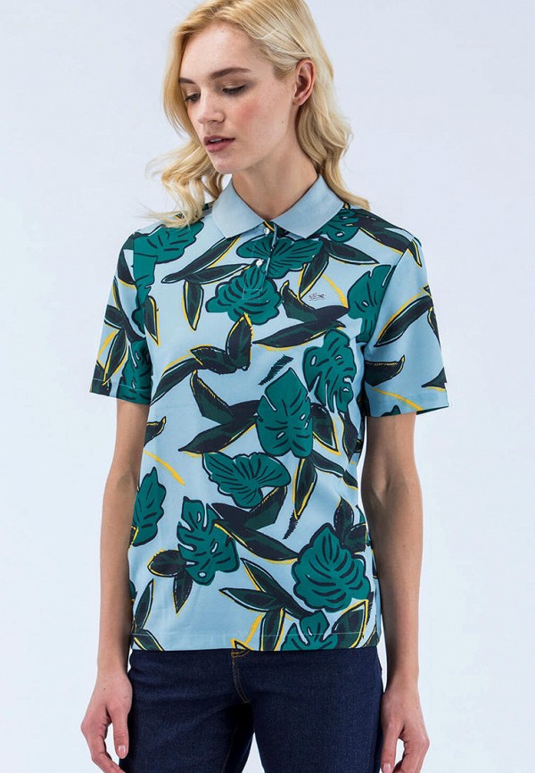 

Поло Lacoste, Голубой, Lacoste MP002XW0AXV8