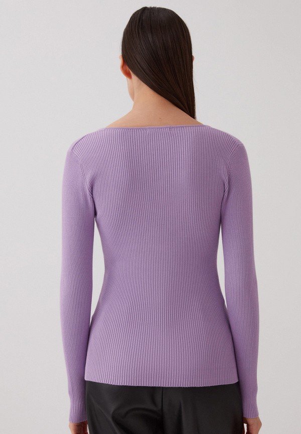Пуловер Zarina цвет фиолетовый  Фото 3