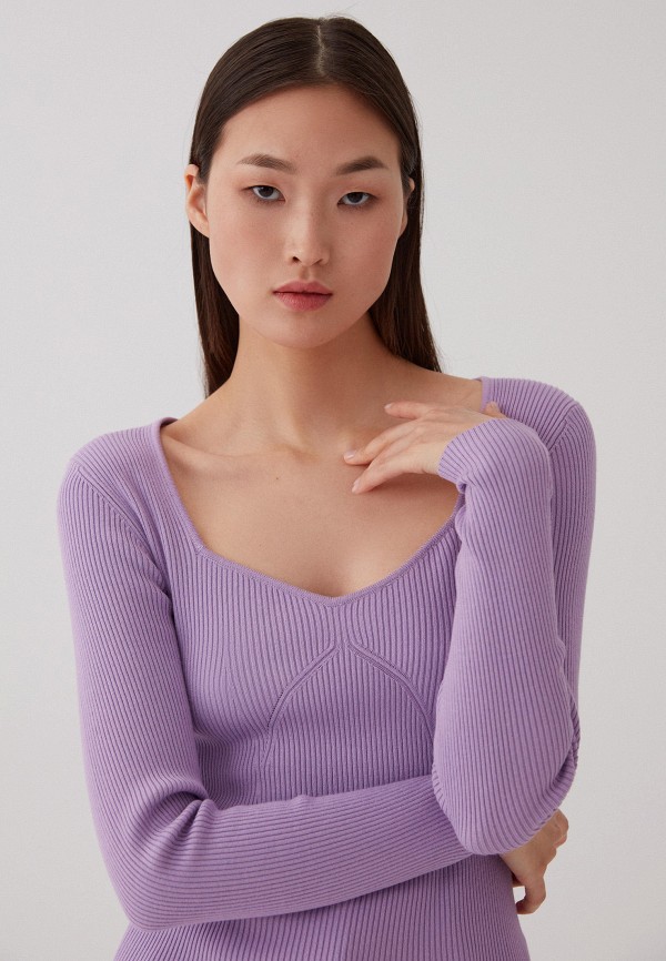 Пуловер Zarina цвет фиолетовый  Фото 4