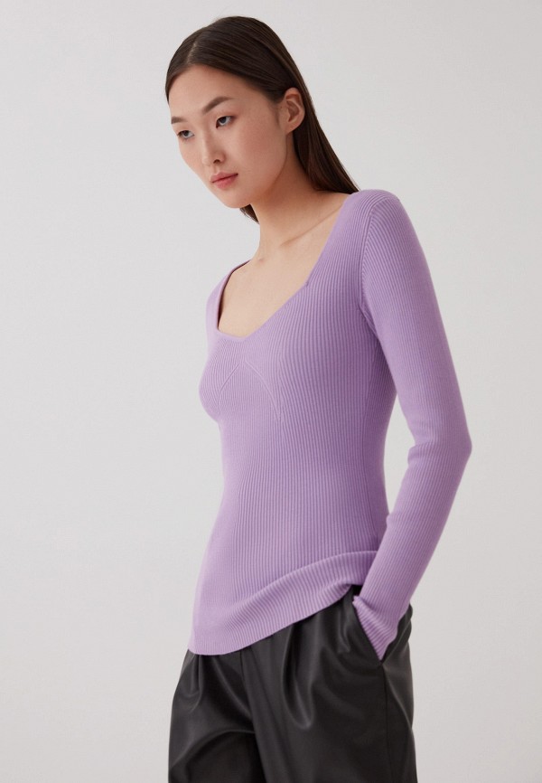 Пуловер Zarina цвет фиолетовый  Фото 7
