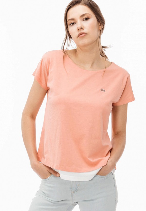 

Футболка Lacoste, Розовый, Lacoste MP002XW0AYFN
