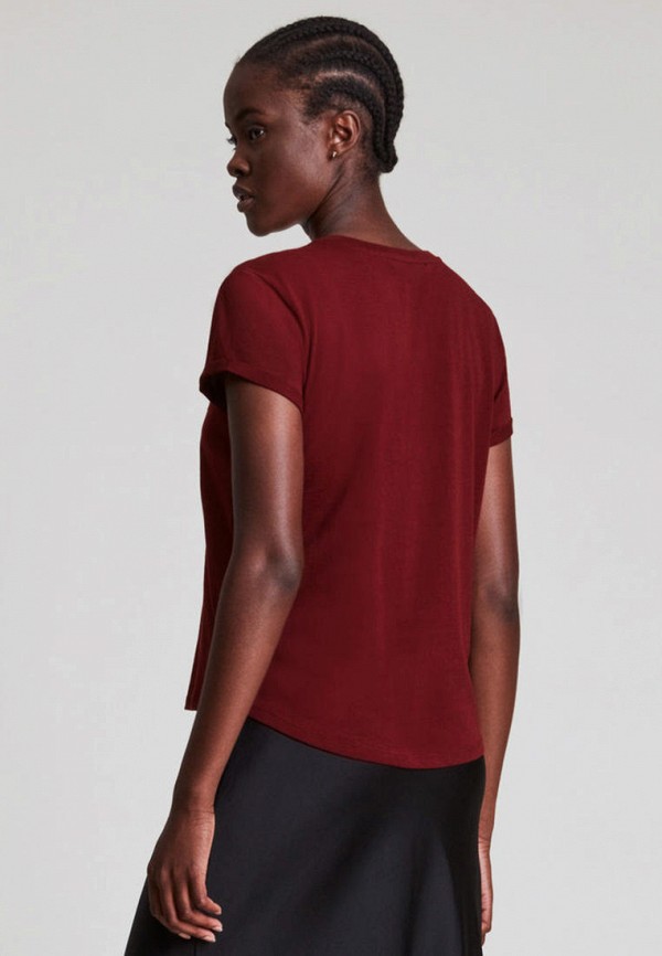 

Футболка AllSaints, Бордовый, AllSaints MP002XW0B1Z5