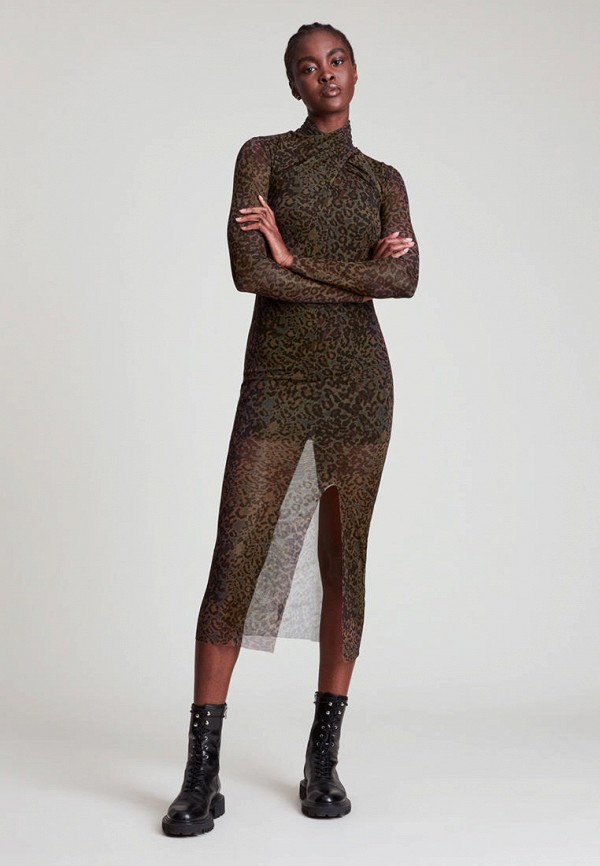 

Платье AllSaints, Коричневый, AllSaints MP002XW0B207