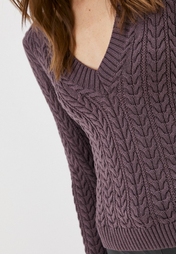 Пуловер MaryTes цвет фиолетовый  Фото 4