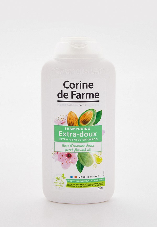 Шампунь Corine de Farme мягкий с маслом миндаля, 500 мл corine de farme corine de farme шампунь мягкий с маслом миндаля