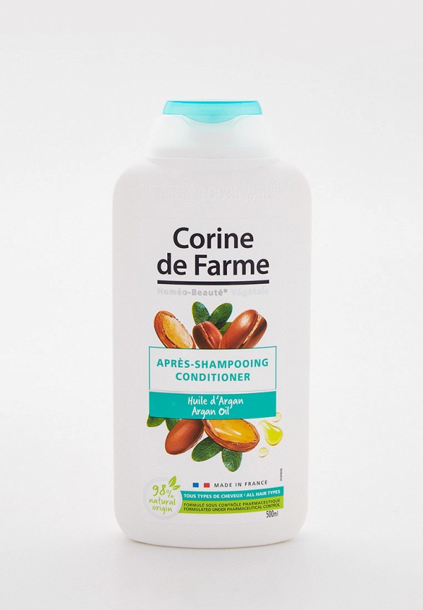 Бальзам для волос Corine de Farme Бальзам-ополаскиватель с аргановым маслом, 500 мл macка для волос 3в1 corine de farme nourishes