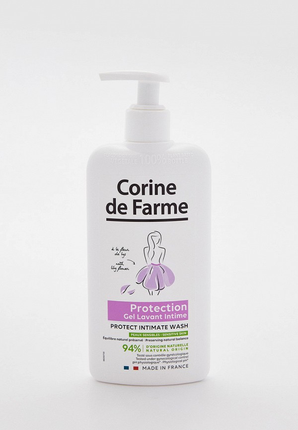 Средство для интимной гигиены Corine de Farme Гель, с пребиотиками, 250 мл средства для гигиены corine de farme гель для душа для интимной гигиены с пребиотиками