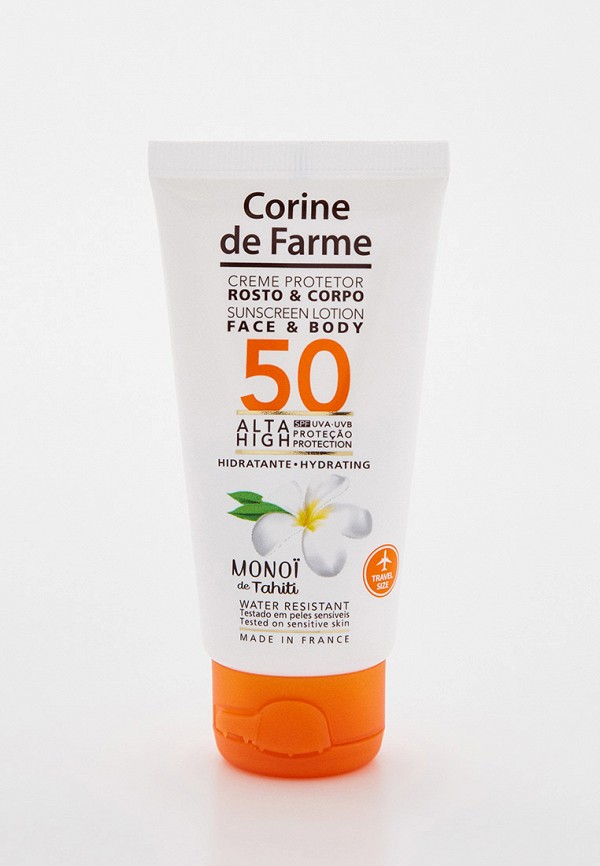 Крем солнцезащитный Corine de Farme водостойкий, для чувствительной кожи