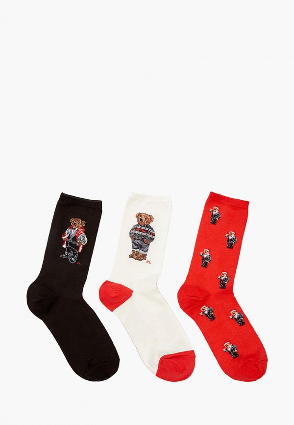 

Носки 3 пары Polo Ralph Lauren, Разноцветный
