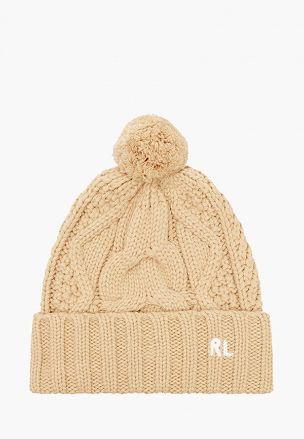 

Шапка Polo Ralph Lauren, Бежевый, Polo Ralph Lauren MP002XW0B37O