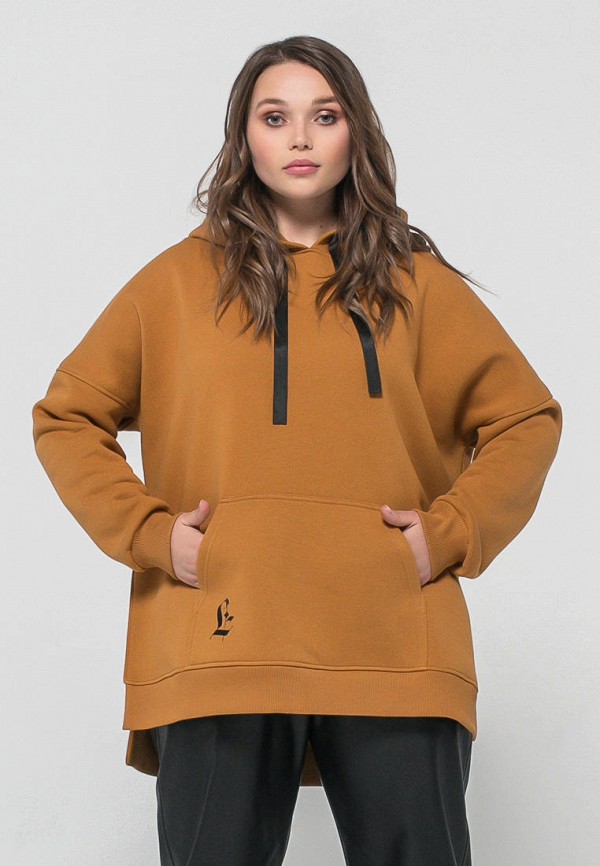 

Худи Hoody Stories, Коричневый, Виктория, с начесом