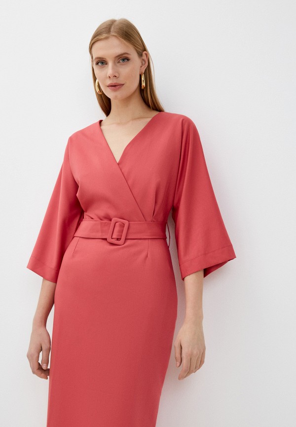 Платье Bezko коралловый, размер 52, фото 2