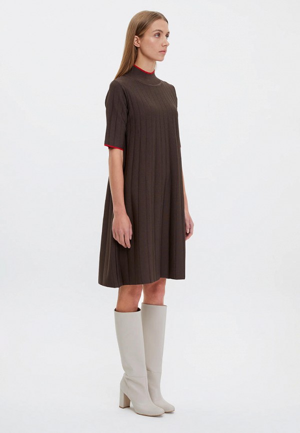Платье adL коричневый, размер 46, фото 2