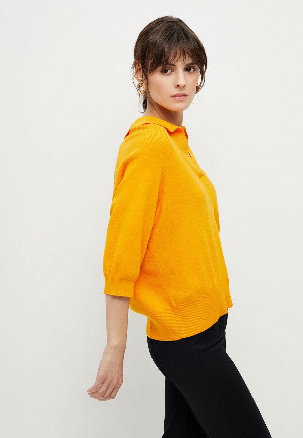 Пуловер Sela цвет желтый  Фото 4