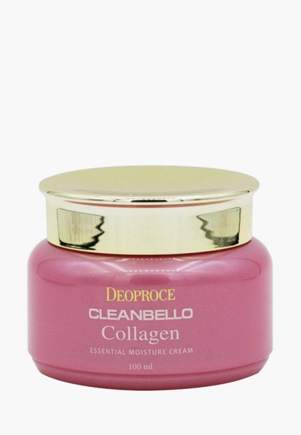 Крем для лица Deoproce Deoproce Cleanbello Collagen Essential Moisture Cream с коллагеном, 100 мл deoproce cleanbello collagen essential moisture cream увлажняющий крем для лица с коллагеном 50 мл