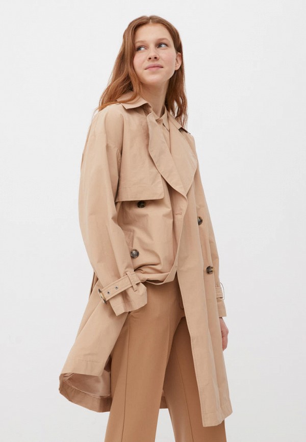 Плащ Finn Flare бежевый, размер 52, фото 5