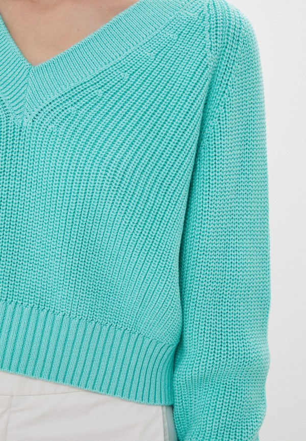 Пуловер MaryTes цвет бирюзовый  Фото 4