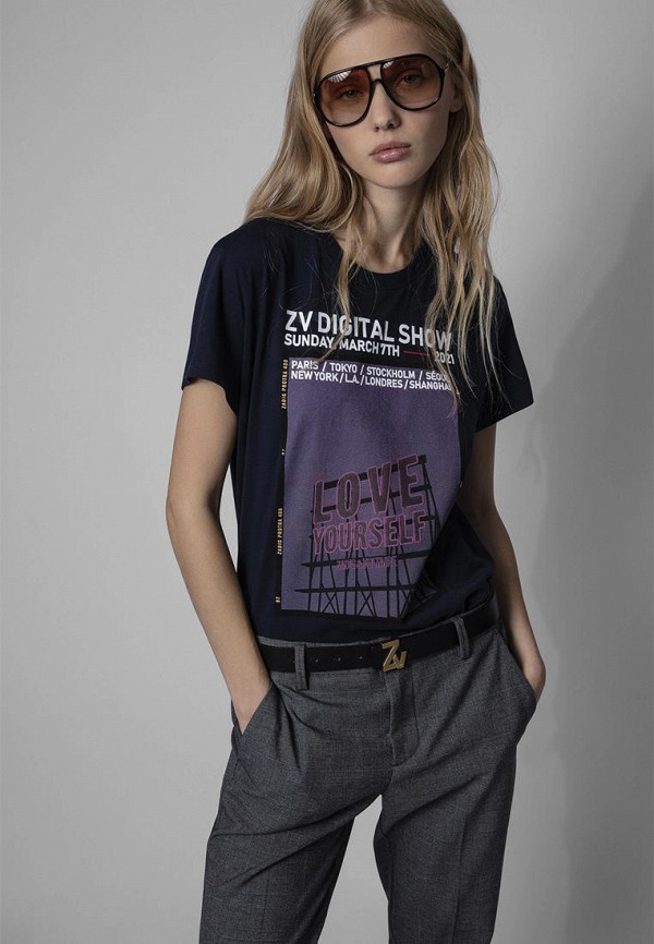 

Футболка Zadig & Voltaire, Синий, Zadig & Voltaire MP002XW0BBVP