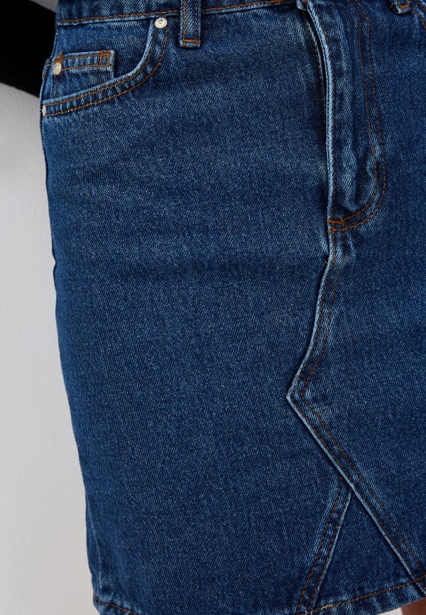 Юбка джинсовая Trendyol цвет синий  Фото 4