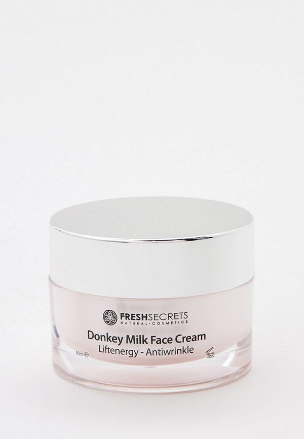 

Крем для лица FreshSecrets, Прозрачный, против морщин лифтинг эффект с молочком ослицы, 50 мл
