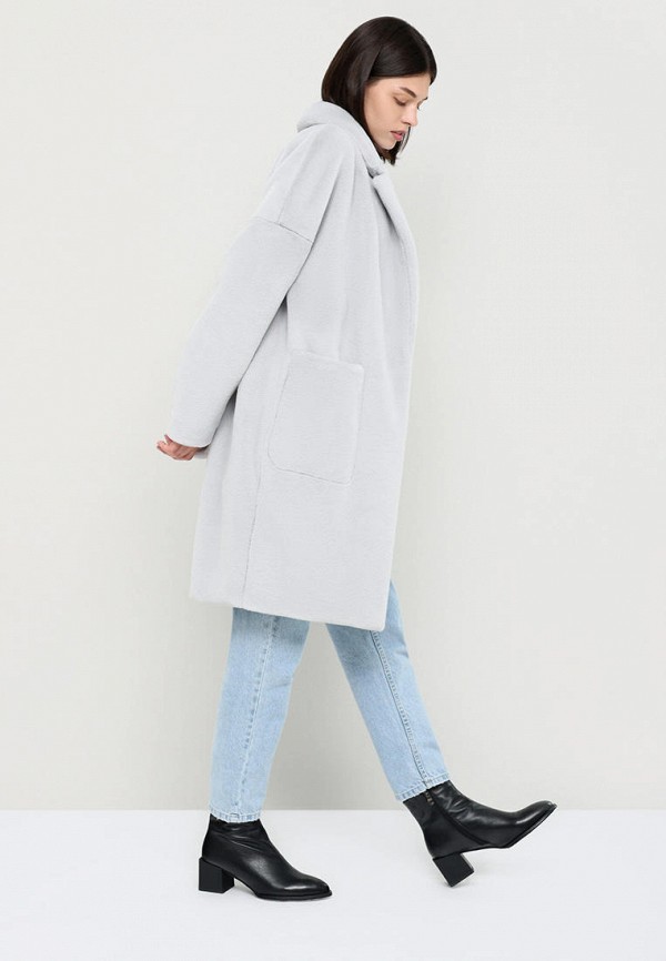 Шуба Alef серый, размер 52, фото 4