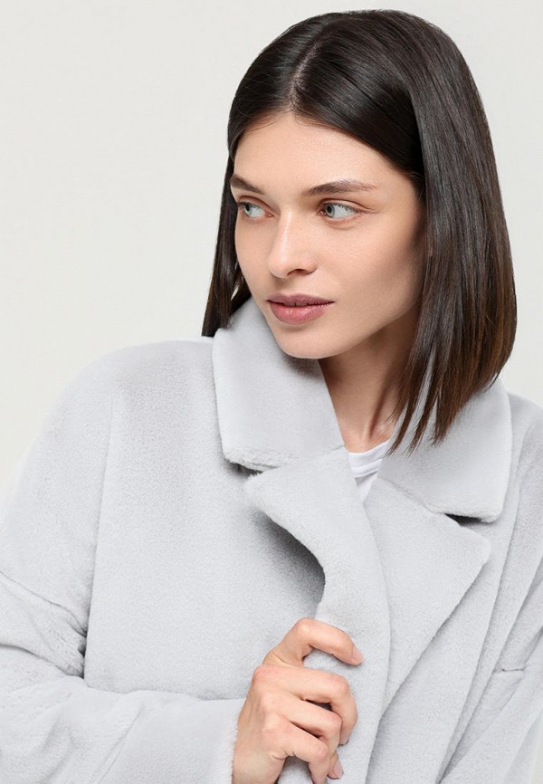 Шуба Alef серый, размер 52, фото 5