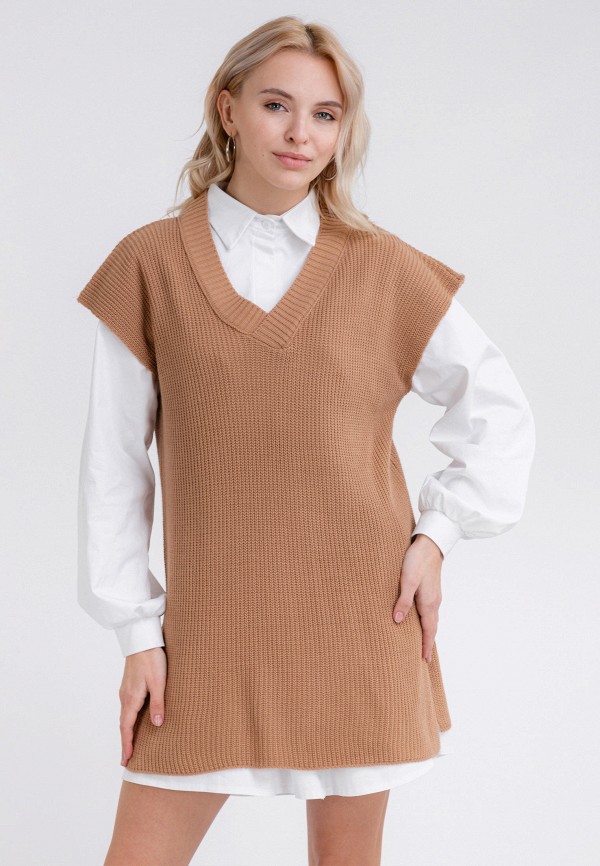 

Жилет Romashka, Коричневый, Romashka MP002XW0BGTZ