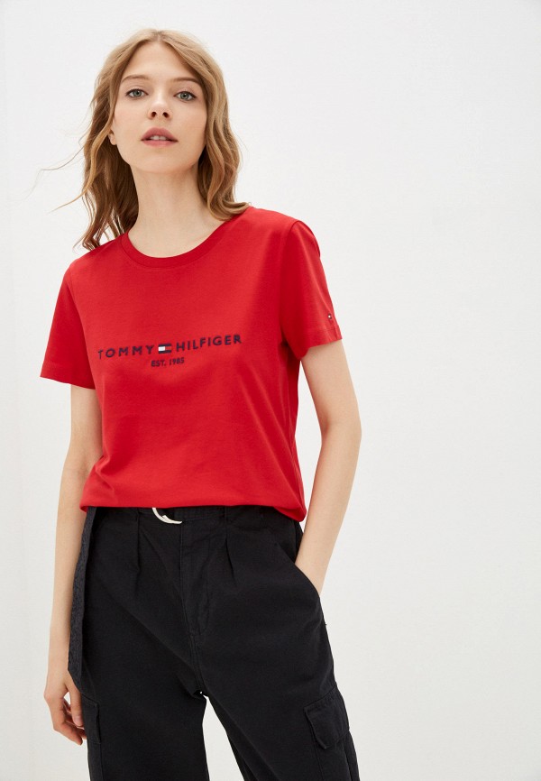 

Футболка Tommy Hilfiger, Красный, Tommy Hilfiger MP002XW0BHMB