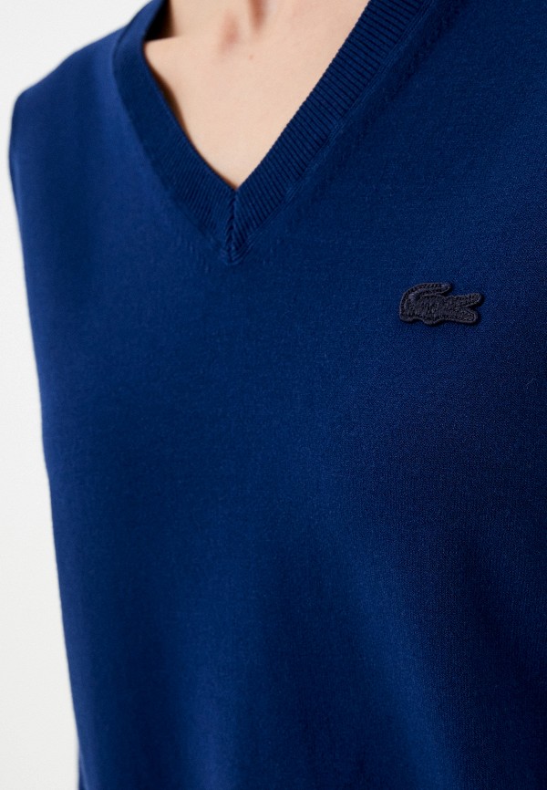 Пуловер Lacoste цвет синий  Фото 4